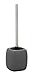 Produktbild WENKO WC-Garnitur Faro Grey - WC-Bürstenhalter, Keramik, 12 x 40 x 12 cm, Grau