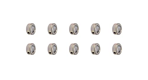 zinc plated 10 PCS 1/4” bore set shaft collar