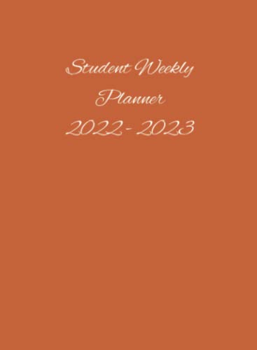 2022-2023 Student Weekly Planner: Inspirational Verses on the back