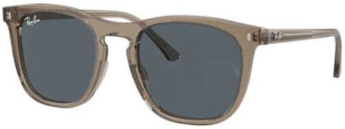 Ray-Ban RB2210 Sunglasses Bundle: RB 2210 6765R5 Transparent Brown Blue and Universal Anti-slip Silicone Leash