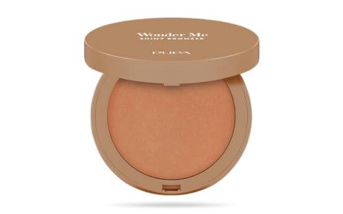Poudre bronzante PUPA WONDER ME SHINY BRONZER 002 pour un teint hâlé éclatant