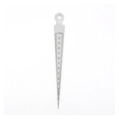Calibrador Feeler Gauge 1-15mm para medición de espacio y grosor, regla de acero 200mm miniatura 1