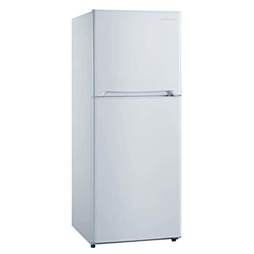 MCR10WI Apartment Refrigerator Freestanding Slim Design Full Fridge with Top Freezer for Condo, House, Small Kitchen Use, White