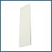 A ABSOPRO 400x120x15mm 4pcs Car Garage Wall Guard Door Bumper Protector Anti Collision Water Resistance White Item Replacement