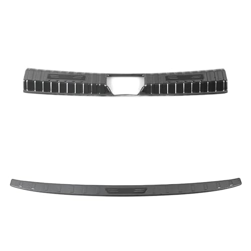 Seuil de coffre VW ID.4 en acier inoxydable noir résistant