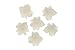 Global Sugar Art Hydrangea Blossom Sugar Cake Flowers, Unwired, White, 144 Count by Chef Alan Tetreault