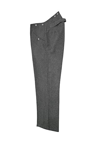 Pantalon M36 Heer WW2 en drap de laine gris uniforme de l'armée allemande de la Seconde Guerre mondiale