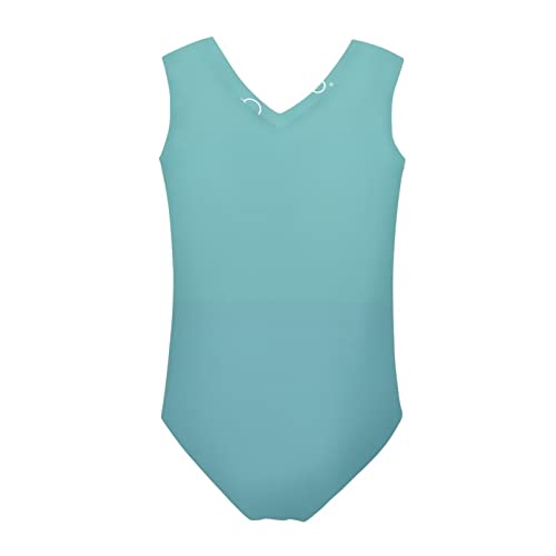 Image of Mumeson Girls One Piece Swimsuits Lightweight V-Neck Swimwear Bathing Suits for Little Girls 3-14 Years