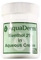 Menthol 2% in Aqueous Cream 100g