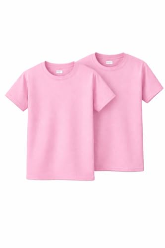 Image of Gildan Unisex-Child Gildan Youth Heavy Cotton T-Shirt, Style G5000b, 2-Pack