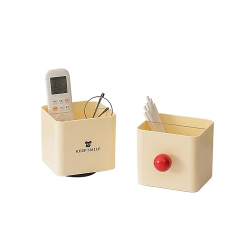 Pot à crayon en céramique jaune design bille pour bureau moderne - 8