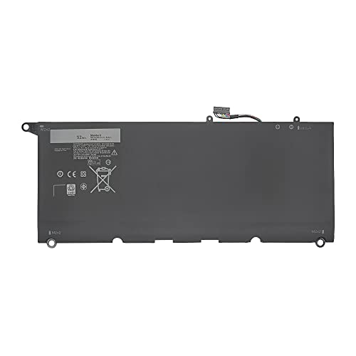 7xinbox JHXPY 5K9CP JD25G 0DRRP 0N7T6 Replacement Laptop Battery for DELL XPS 13 9343 9350 13D-9343-350 13-9350-D1608 13D-9343-3708 90V7W 090V7W (7.4V 52Wh JD25G)