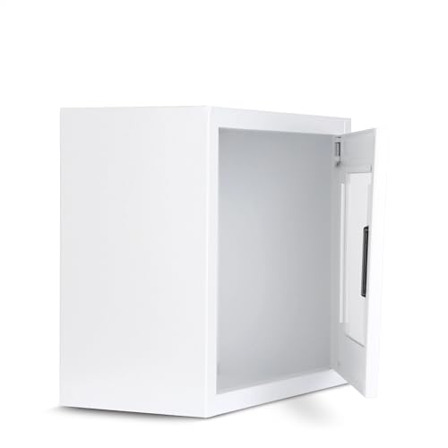 Image of AMERICAN HOSPITAL SUPPLY AED Steel Cabinet, Wall Mount, Non-Alarmed Automated External Defibrillator Storage Cabinet - Large, fits Zoll and Cardiac Science AEDs