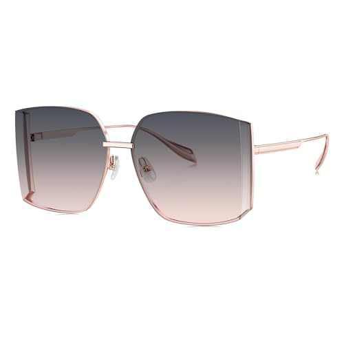 BOLON Women Cool Oversized Wrap-around Trendy Sunglasses, Exclusive Eyewear Brand of EssilorLuxottica