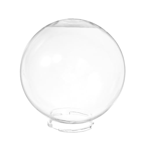 Tofficu Paralume Sfera Trasparente in Plastica 7.87In Copertura Leggera Sostitutiva Per Lampada Da Tavolo E Lampadari Protezione E Decorazione Interni