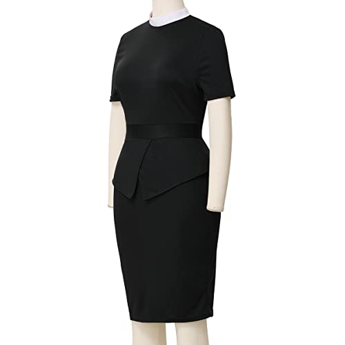 BLESSUME Catholic Church Women Clergy Mass Dress Business Lady Sheath Dress2