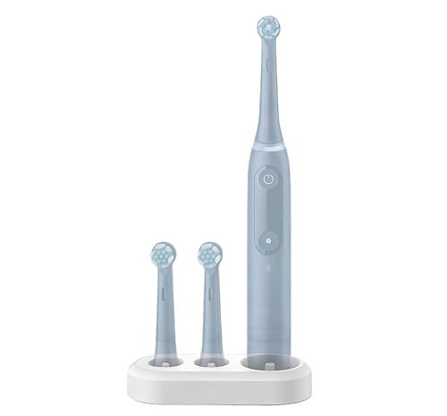 Soporte para Cepillo de Dientes Eléctrico con Dos Porta Cabezales Compatible con Braun Oral B Pro/DB/iO Series iO3 iO4 iO5 iO6