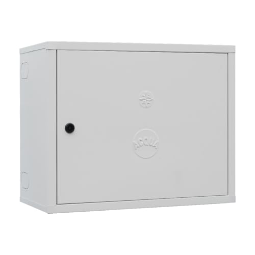 Cassetta per Contatore Acqua in Lamiera Preverniciata Bianca – Spessore 6/10 – Dimensioni 50x60x25 cm – Dotata di chiave