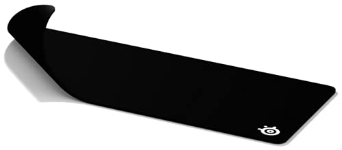 SteelSeries QcK XXL Heavy Mouse pad da gioco in tessuto - Base in gomma antiscivolo super spessa (6mm) - Ottimizzato per sensori di gioco - Dimensioni XXL - Nero - Immagine 2