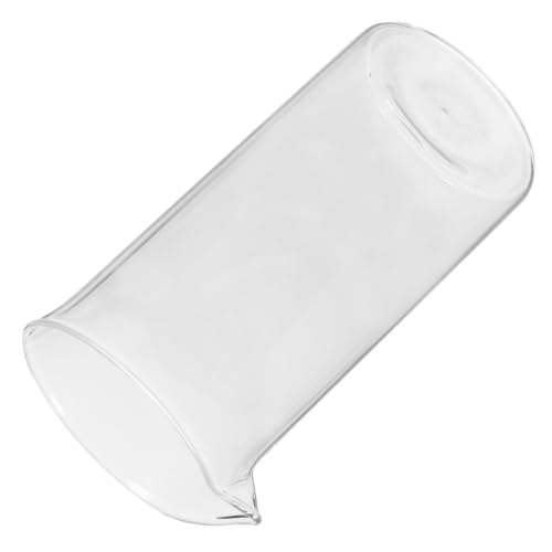 Happyyami Taza de Prensa de Café de Vidrio Resistente 600ml Tapa de Repuesto y Mango para Uso Versátil en Cocina u Oficina