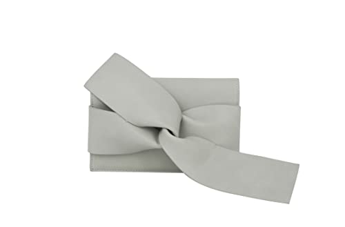 Image of Evening Clutch Messenger Style With Cute Bow Tie Purse Vegan PU Leather Crossbody Shoulder Bag by Handbag Republic