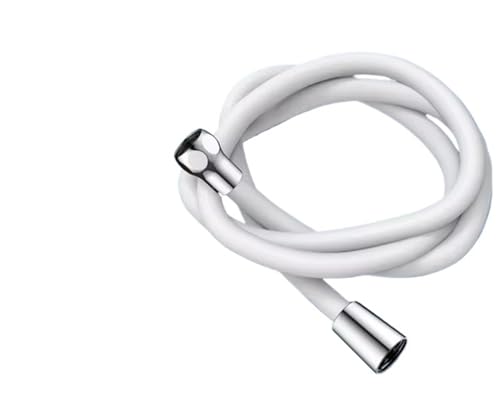Manguera Ducha Manguera de ducha flexible 1,5/2/3 m, antienrollamiento, alta presión y potente, for baño, accesorios for grifos(White,1.5M)