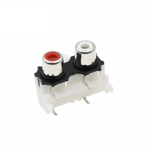 Connecteur Audio AV2-8.4-9 femelle gris foncé à 2, 4 et 6 trous pour châssis, lot de 10 pièces