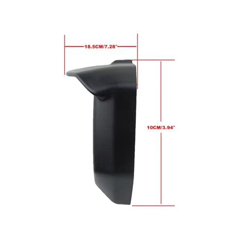 Kit d'instruments couvercle tachymètre finition noire premium