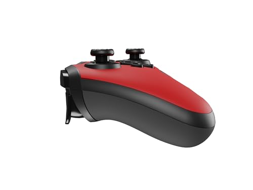 Gamepad Genesis Mangan 400 inalámbrico mando rojo multiplataforma PC Switch Android 4