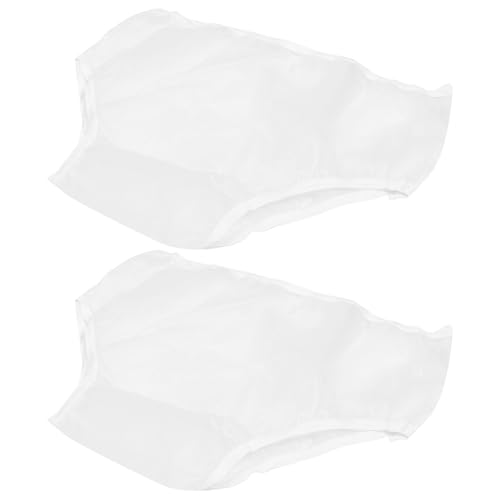 ZUNOXAZ 2 Stück Auslaufsichere EVA Windelüberhosen für Senioren Wiederverwendbare Schlupfhose Waschbar Elastischer Bund Schutz bei Inkontinenz