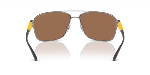 ARNETTE Man Sunglasses Matte Black Frame, Dark Grey Lenses, 65MM4