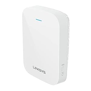 Linksys WiFi Extender, WiFi 6 Range Booster, Dual-Band Booster, Internet Repeater, 2,000 Sq. ft Coverage, Speeds up to (AX1800) 1.8Gbps – RE7310