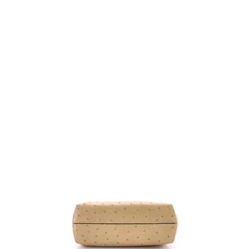 Pre-Loved First Bag Ostrich Small, Neutral4