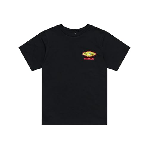 Troy Lee Designs Camiseta juvenil de manga curta; CARB Black LG