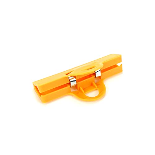 Kumgrot 6Pcs Food Clips Bag Sealing Clips Large Chip Bag Clips Snack Bags Clips For Food Packages Kitchen Camping Party Heavy Duty Yellow 102×55Mm/4.02×2.17In #TOP3