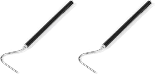Image of AQUANEAT Reptile Snake Hook, 40inch Extendable Stainless Steel Snake Stick with Non-Slip Handle (Pack of 2)