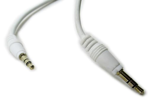 Cable de audio estéreo Jack 3.5mm, 6 pies, negro miniatura 1