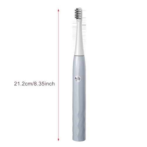 Wiederaufladbare Schallzahnbürste, Automatische Elektrische Zahnbürsten mit 3 Reinigungsmodi für Erwachsene, Jugendliche und Kinder zur täglichen Zahnaufhellung und Mundpflege (Blau) – Bild 5