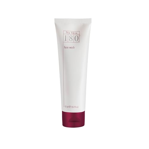 Nu Skin 180° Face Wash | Moisturizing Cleanser with Vitamin C for Mature Skin | Hydrating Facial Cleanser for Fine Lines & Skin Texture | 4.2 Fl Oz | 1 Pack