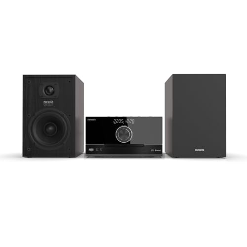 Microcadena AIWA MSBTU-600 Bluetooth, CD, USB, AUX IN, Potencia de Salida de 2 X 50 W RMS. Color: Negro
