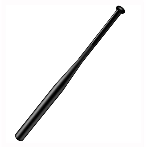 28 Inch Baseball Bat Steel with Carry Bag (Black)