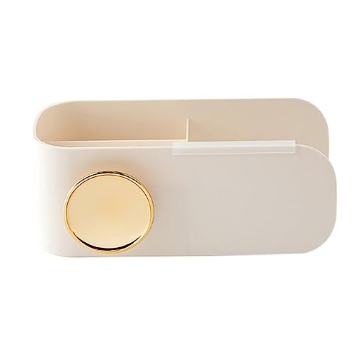 SOLUSTRE Modern Hair Dryer Hanger Easy Wall Mount Abs Silicone Space-Saver for Bathroom