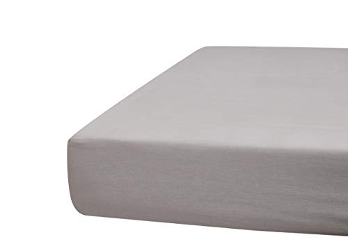 Dapu Cotton Linen Blend Sheets Set, 55% French Linen 45% Long-Staple Cotton, Breathable And Durable, 4 Pcs Set - 1 Flat Sheet, 1 Fitted Sheet, 2 Pillowcases (Gray/Cotton Linen, King) #TOP7