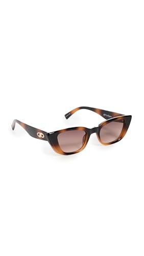 Le Specs Dream Lover Sunglasses - Dark Tort, Cat Eye,