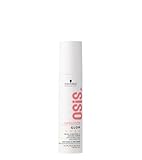 Schwarzkopf OSiS+ Glow Lightweight Anti-Frizz Shine Serum | Non-Greasy, Silicone-free | Heat Protection up to 250°C/450°F | For Fine Hair, 50mL