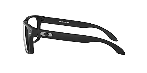 Oakley Men's Ox8156 Holbrook Rx Square Prescription Eyeglass Frames, Satin Black/Demo Lens, 56 Mm #TOP3