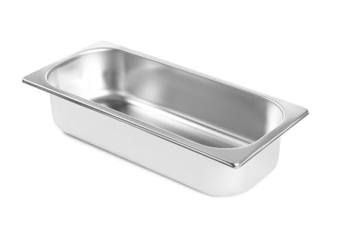HENDI 802045 Bac à glace Profi Line inox à bords arrondis faciles à nettoyer