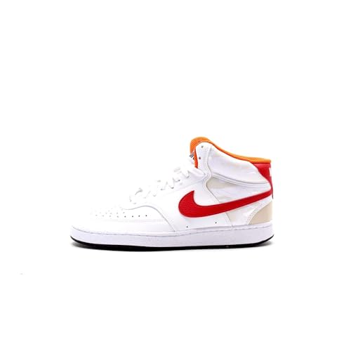 Materiale suola: Gomma Nike Court Vision Mid NN Uomo (Numeric 46), Bianco Rosso