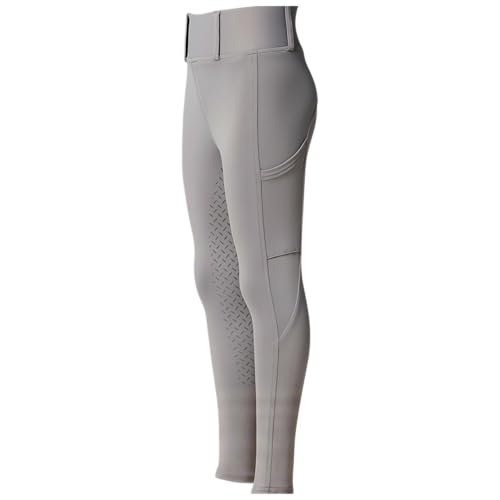 PFIFF 103100 Reitleggings Selina Kinder mit Handytasche Grau 146/152