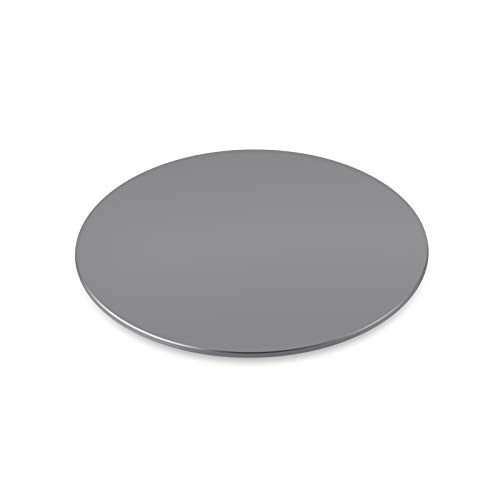 ThingyClub Soporte Giratorio de rotación de 360 ° de Aluminio Resistente con rodamientos de Bolas de Acero para monitores de Panel Plano, televisores y Altavoces estéreo, 8.6 Pulgadas Redondo